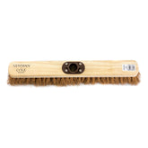 18" Newman and Cole Natural Soft Coco Broom Head with Plastic Socket